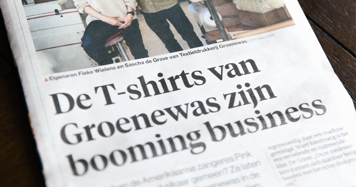 krant Groenewas - Gelderlander